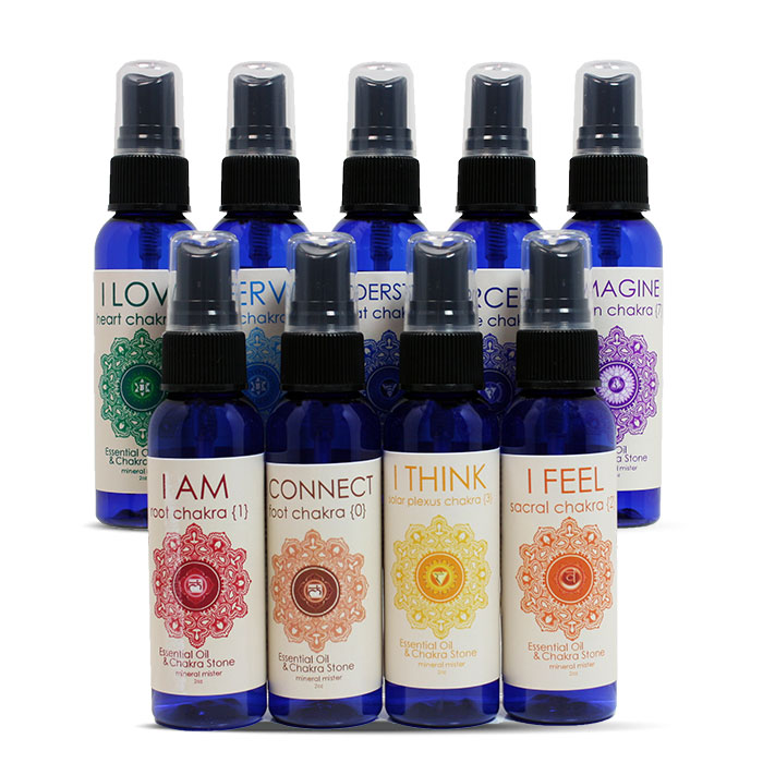 Chakra Essential Oil Mineral Misters